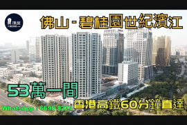 碧桂園世紀濱江-佛山|首期5萬(減)|53萬|香港高鐵60分鐘直達|香港銀行按揭 (實景航拍)